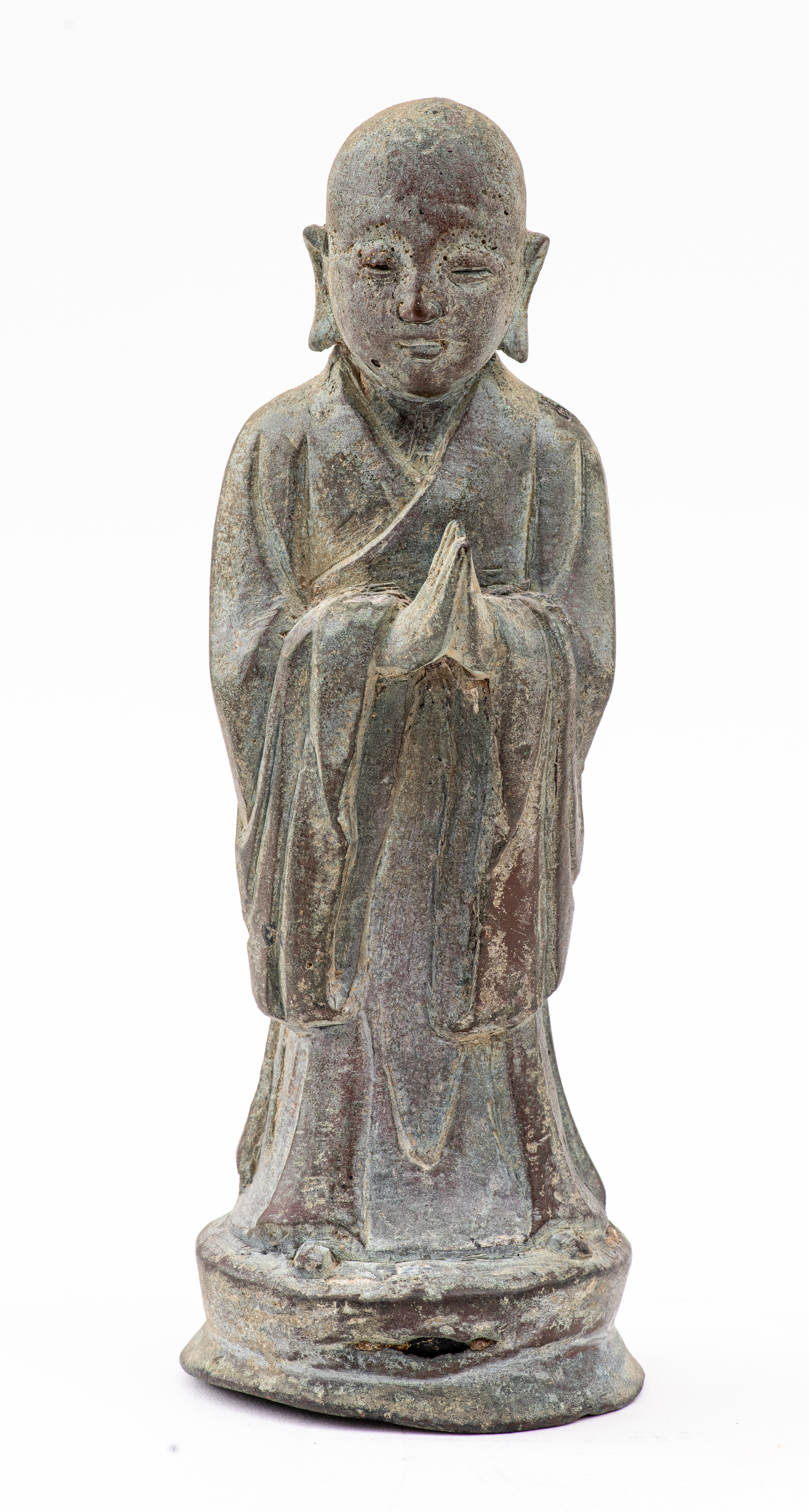 CHINESE BRONZE SCULPTURE OF A