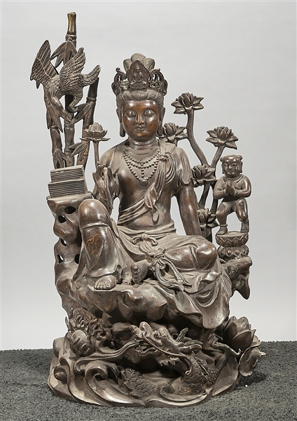 Chinese bronze sculpture of