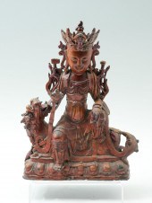 CHINESE BRONZE SCULPTURE OF GU