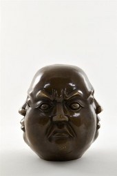 Chinese bronze sculpture of th