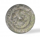 CHINESE BRONZE SQUIRREL &GRAPE