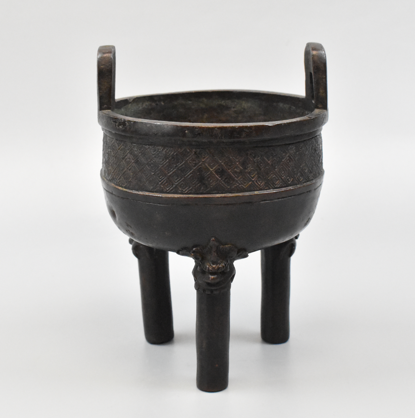 CHINESE BRONZE TRIPOD CENSER,