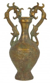 CHINESE BRONZE VESSELwith reli