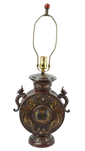 CHINESE BRONZE WARE & CHAMPLEVE