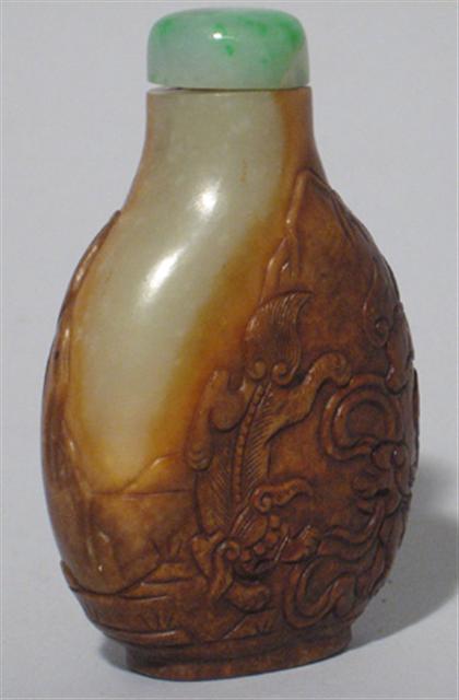 Chinese brown and russet jade