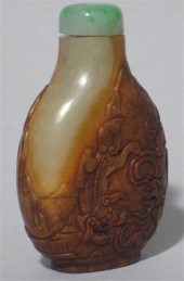 Chinese brown and russet jade