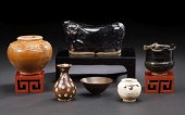 Chinese Brown-Glazed Tomb Stor