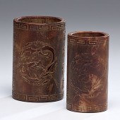 Chinese Brush Pots Chinese two