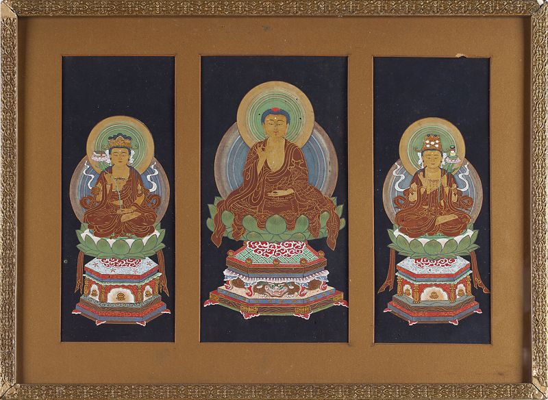 Chinese Buddhist Painting 19th