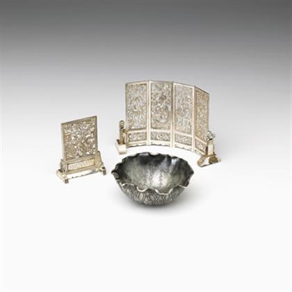 Chinese Buddhistic silver