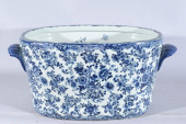 CHINESE B&W PAINTED PORCELAIN