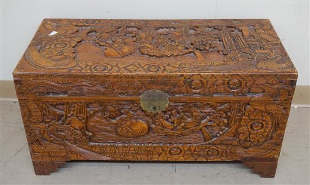 CHINESE CAMPHORWOOD CARVED