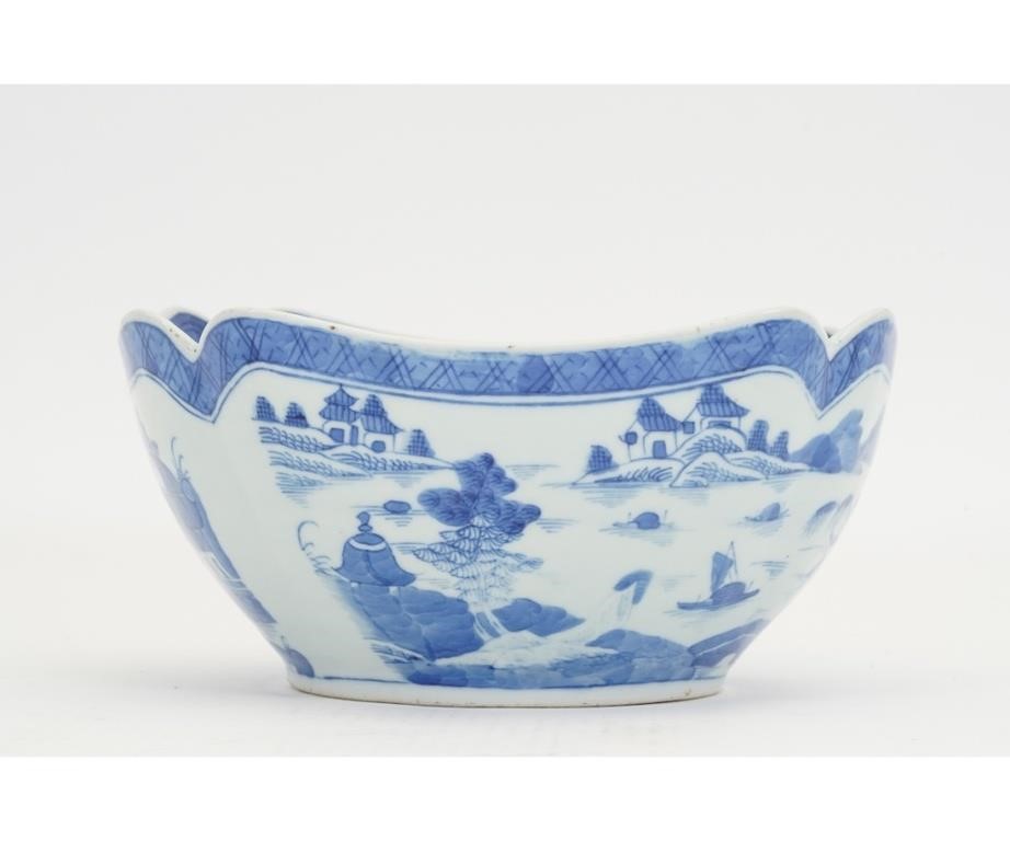 Chinese Canton blue and white
