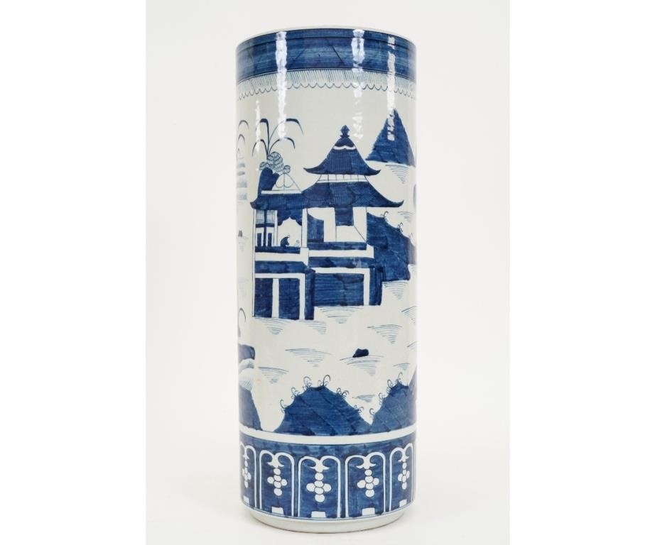 Chinese Canton blue and white