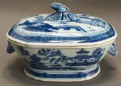 CHINESE CANTON BLUE AND WHITE