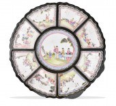 CHINESE CANTON ENAMEL DISH SET