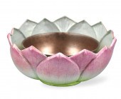 CHINESE CANTON ENAMEL LOTUS BO