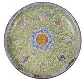 CHINESE CANTON ENAMEL ON BRASS