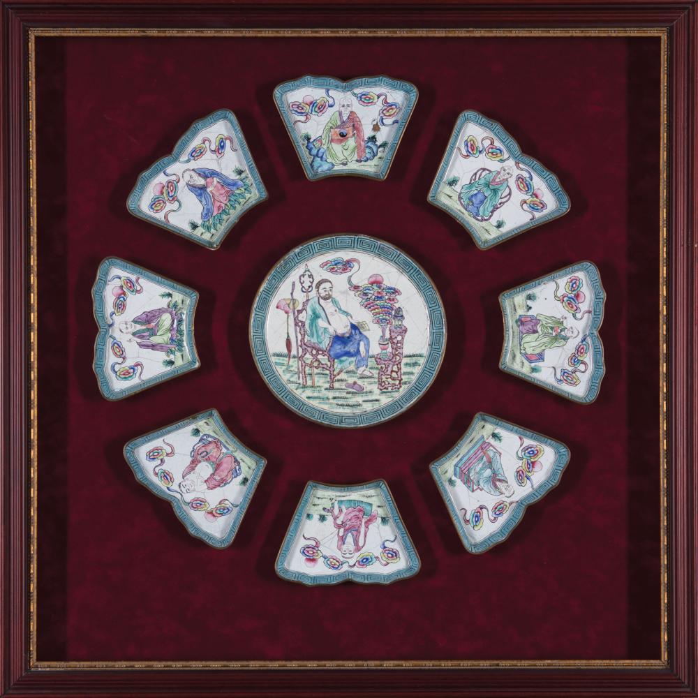CHINESE CANTON ENAMEL SWEETMEAT