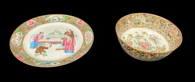 CHINESE CANTON FAMILLE ROSE BOWL