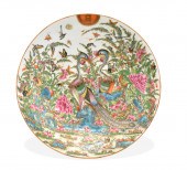 CHINESE CANTON GLAZED CHARGER