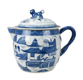 CHINESE CANTON PORCELAIN BLUE