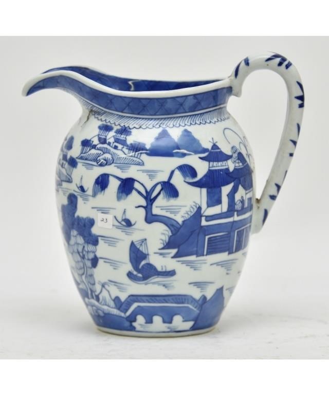 Chinese Canton porcelain milk