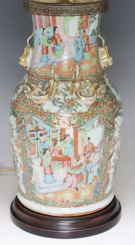 CHINESE CANTON ROSE PORCELAIN