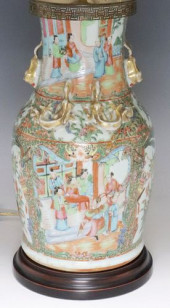 CHINESE CANTON ROSE PORCELAIN