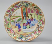 CHINESE CANTONESE GLAZED PLATE