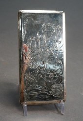 CHINESE CARICATURE ENGRAVED ST