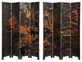CHINESE CARVED AND POLYCHROMED