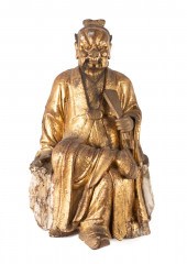 CHINESE CARVED ARCHITECTURAL F