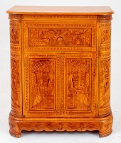 CHINESE CARVED AROMATIC WOOD C