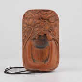 CHINESE CARVED BAMBOO WOOD CRI