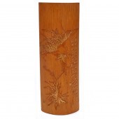 CHINESE CARVED BAMBOO WRIST RE
