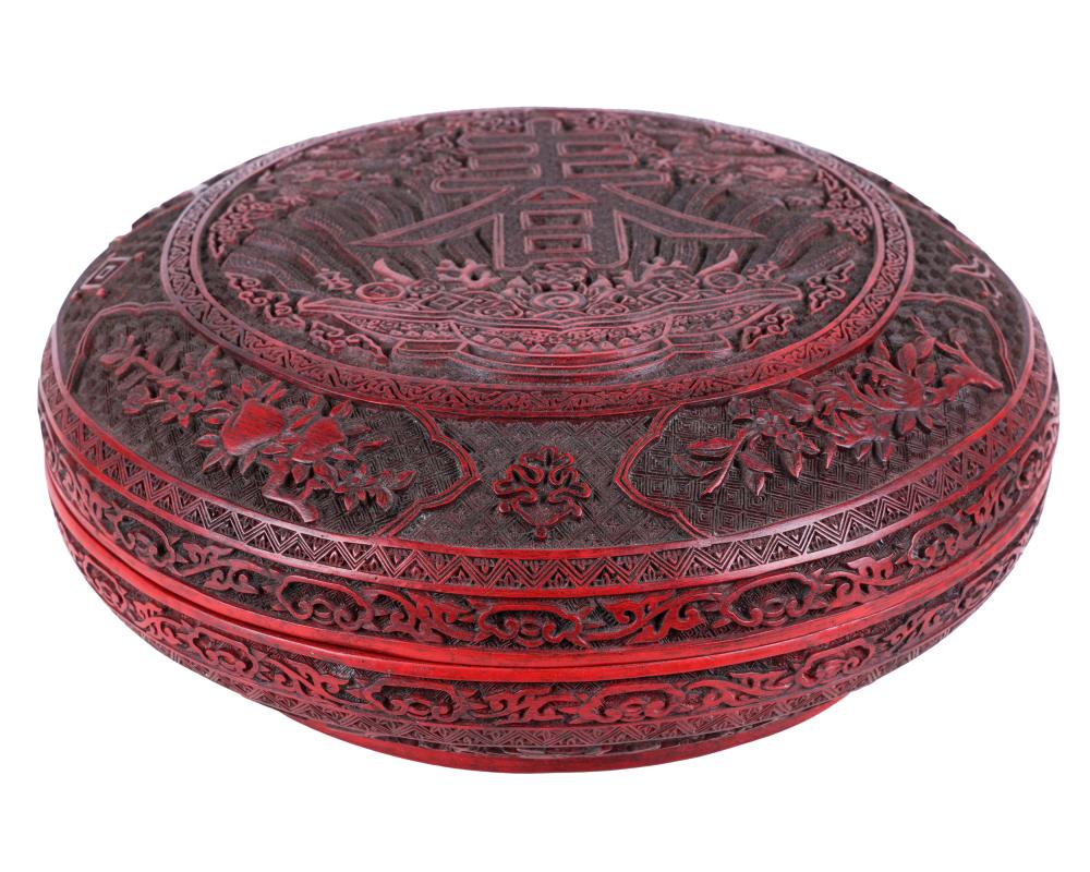 CHINESE CARVED BOXsix-character