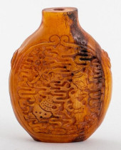 CHINESE CARVED BUTTERSCOTCH AM
