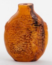 CHINESE CARVED BUTTERSCOTCH AM