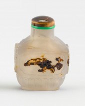 CHINESE CARVED CAMEO AGATE SNU