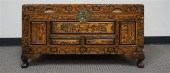 CHINESE CARVED CAMPHORWOOD BLA