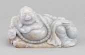 CHINESE CARVED CELADON GREEN A