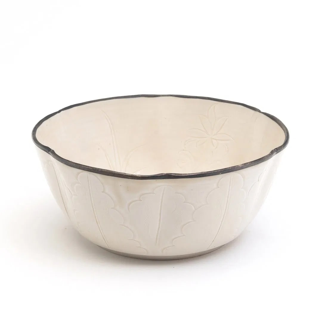 CHINESE CARVED DING-TYPE LOBED