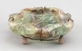 CHINESE CARVED FLUORITE BRUSH