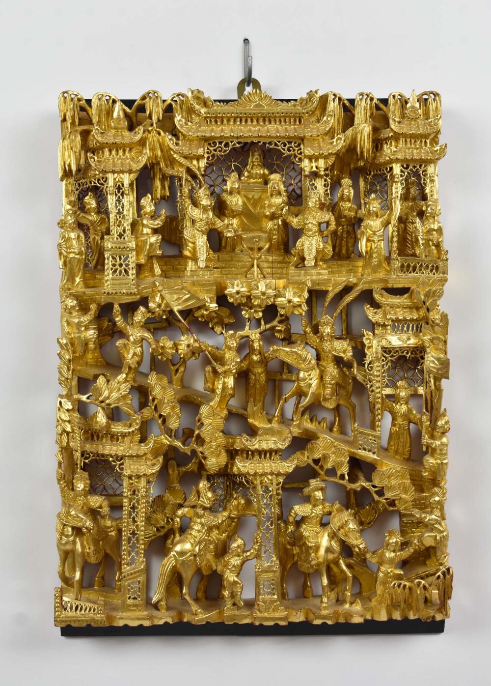 CHINESE CARVED GILTWOOD