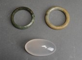 CHINESE CARVED HARDSTONE BANGL