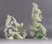 Chinese carved hardstone bird