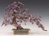 CHINESE CARVED HARDSTONE BONSA