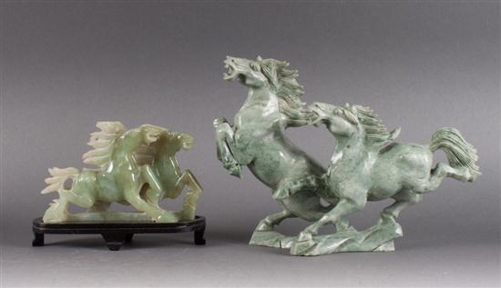 Chinese carved hardstone figural