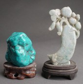 CHINESE CARVED HARDSTONE FIGUR